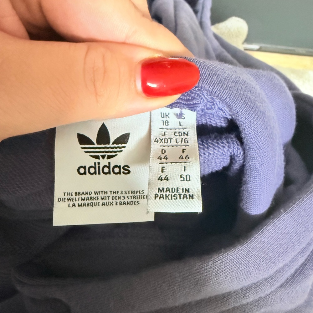adidas women Dark Purple Hoodie - Picture 5 of 5
